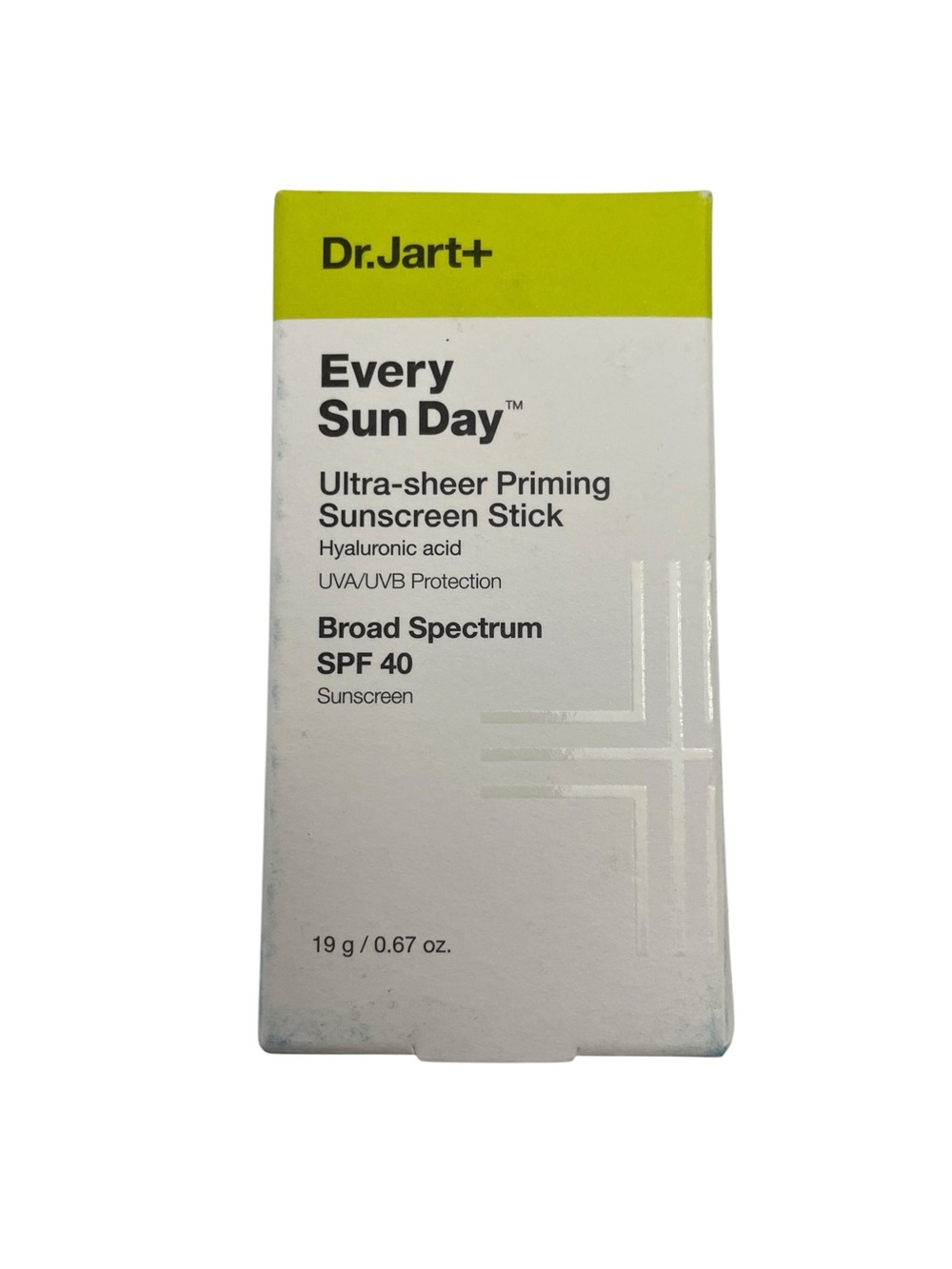 Dr Jart + Every Sun Day Ultra Sheer Priming Sunscreen Stick SPF 40 19g/0.67oz